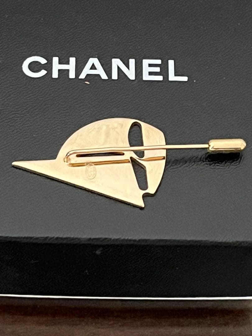シャネル CHANEL ブローチ ピン ヨット ココマーク ゴールド