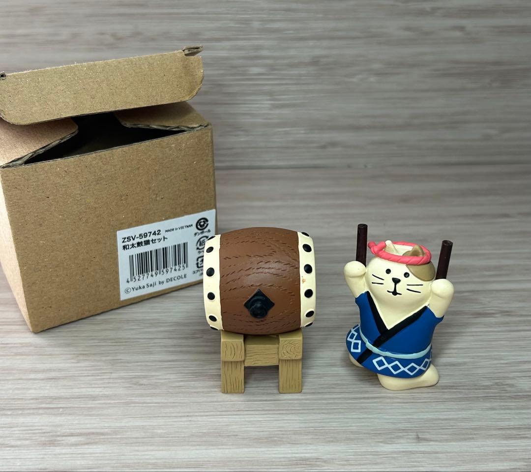 コンコンブル　和太鼓猫セット