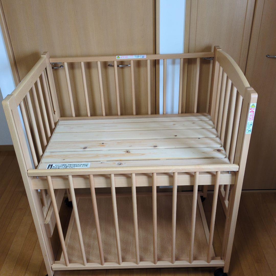 ベビーベッド サワベビー ハイタイプ　トリプルスライド 国産