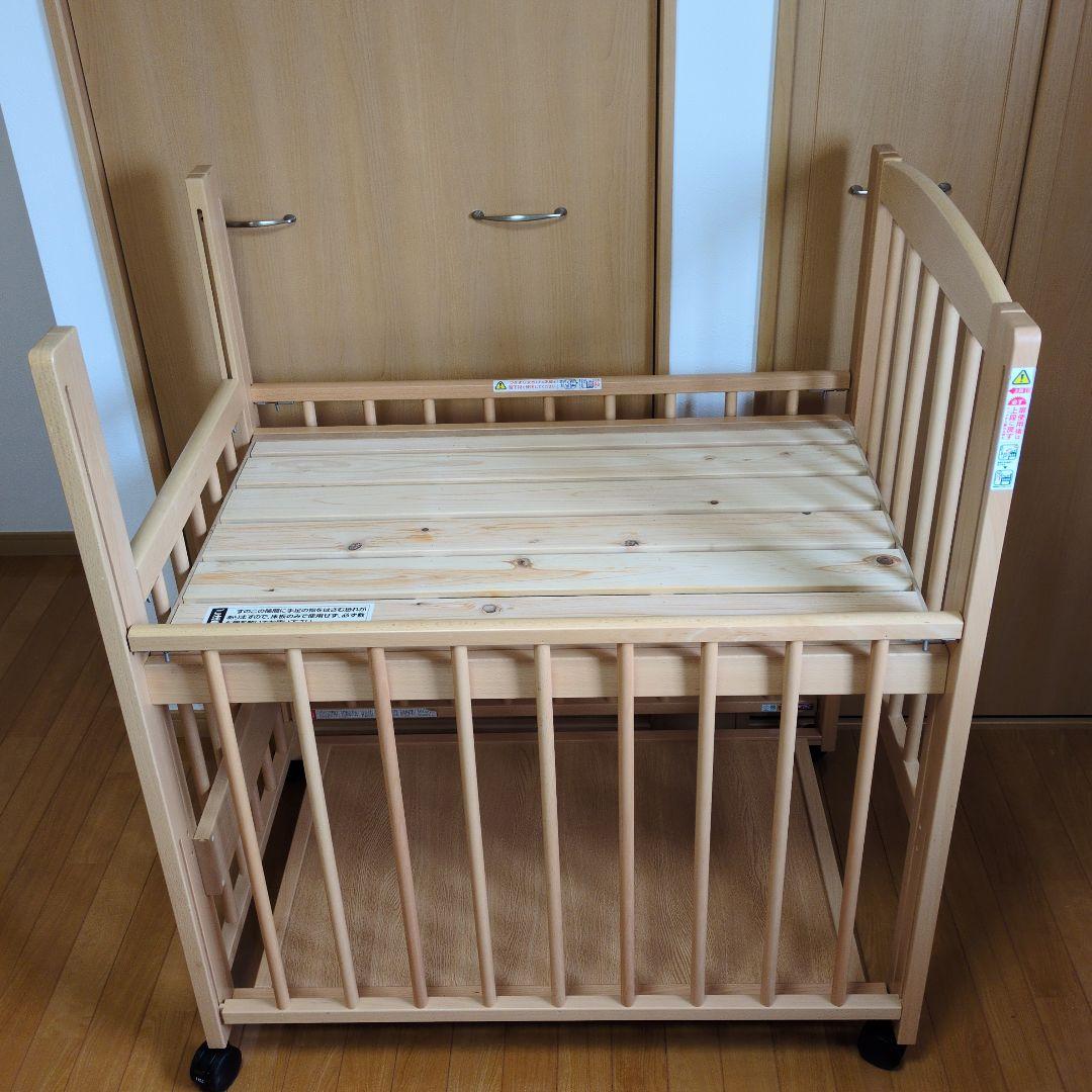 ベビーベッド サワベビー ハイタイプ　トリプルスライド 国産