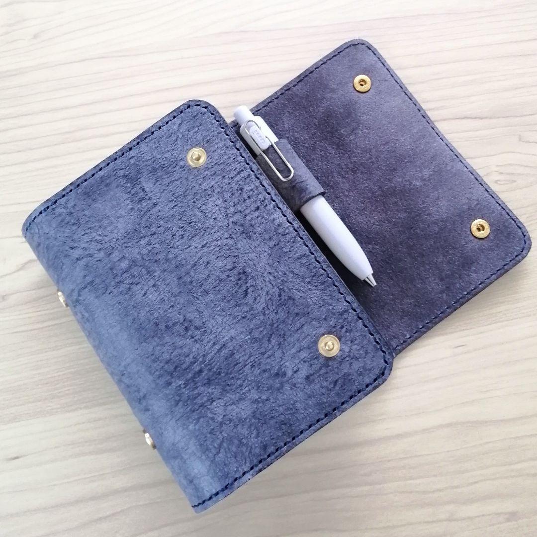 ミニ6 システム手帳 ダークグレー