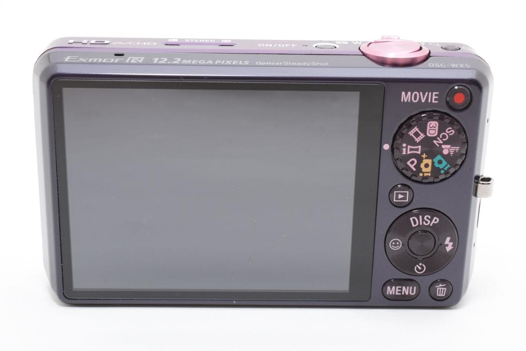 【美品】SONY Cyber-shot DSC-WX5 バイオレット　動作確認済