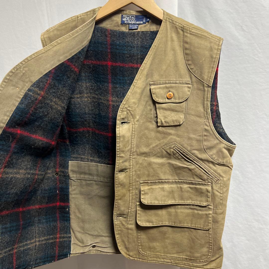 Polo Ralph Lauren コットンダック　ハンティングベスト　M