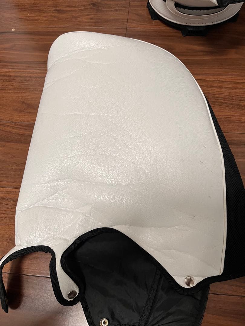 松ちゃんnew balance ゴルフバッグ ホワイト