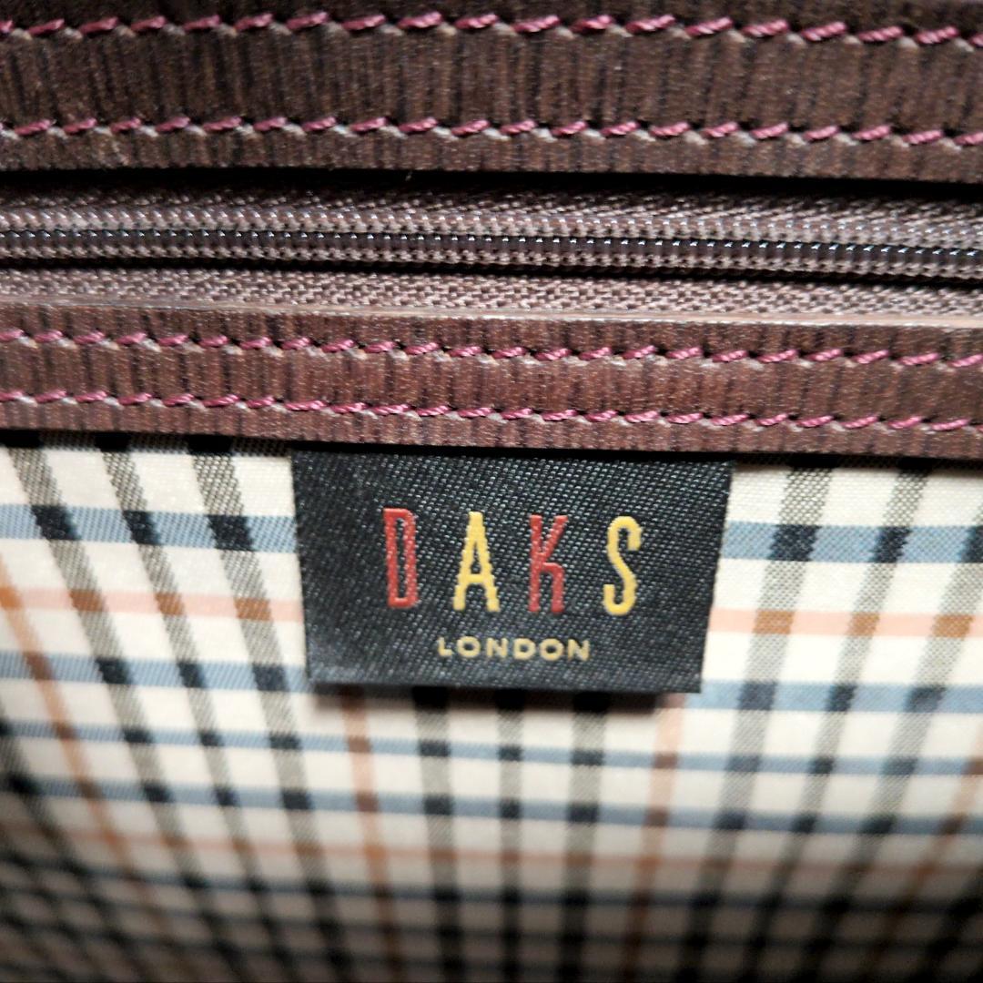 ★DAKS【ダックス】ダレスバッグ/ビジネスバッグ ボルドー ACE製 希少