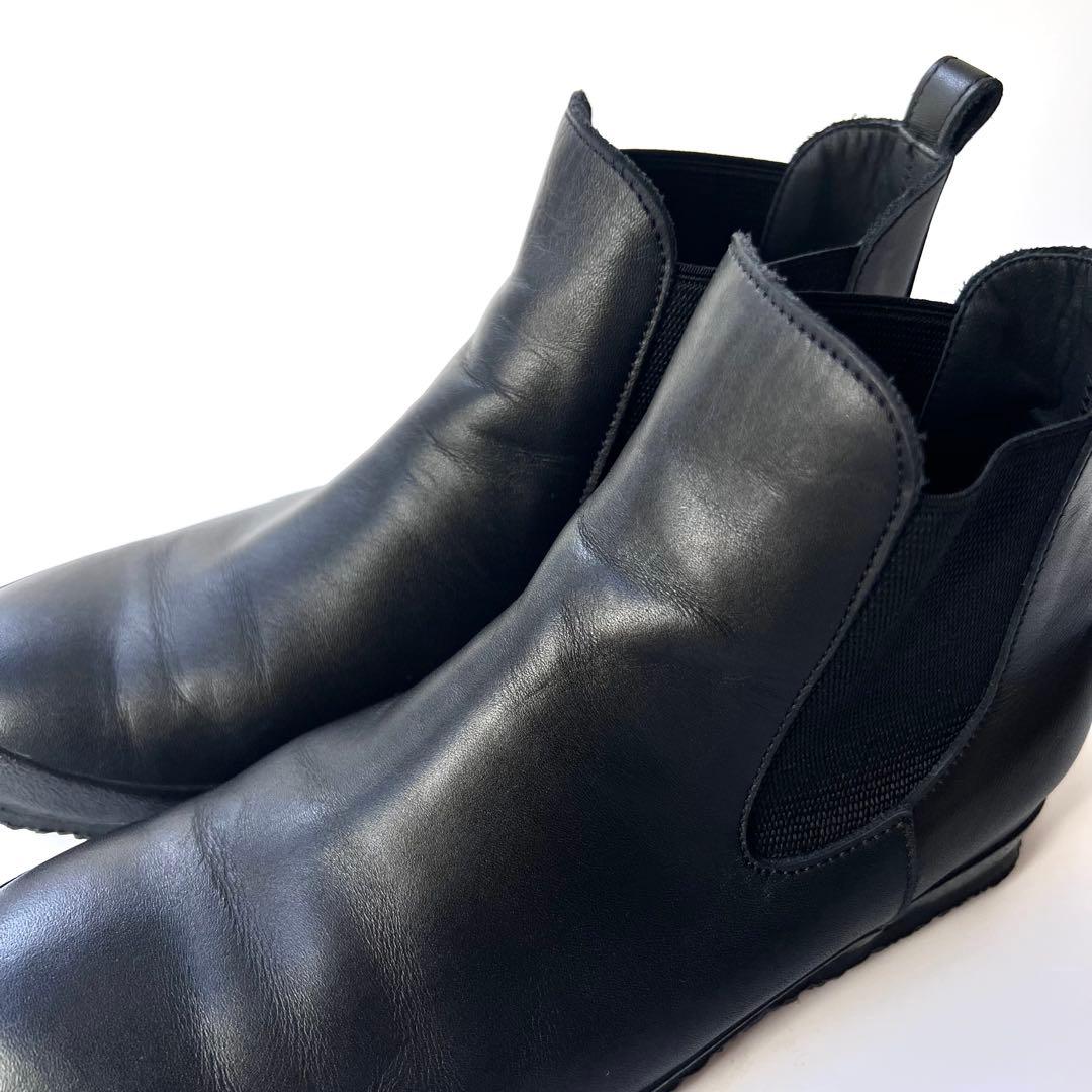 美品☆スピングルムーブ　ニーマ　サイドゴア　ブーツ　SS(23.5cm)ショート