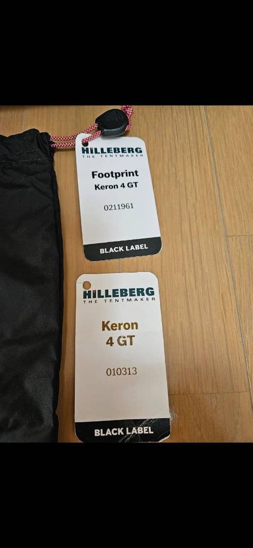 【美品】 ヒルバーグケロン4gt テント 純正フットプリント付