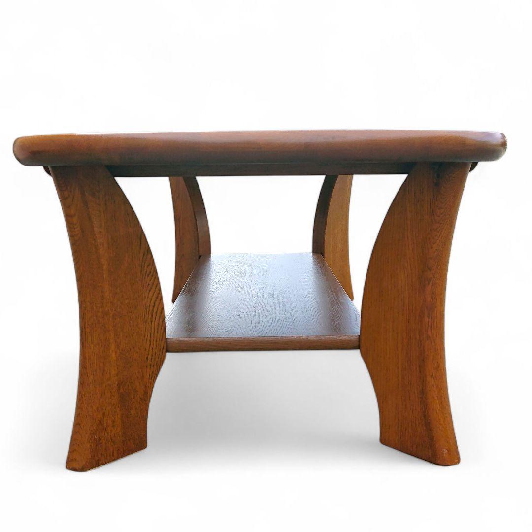 浜本工芸　ナラ無垢材 センターテーブル リビングテーブル W110cm