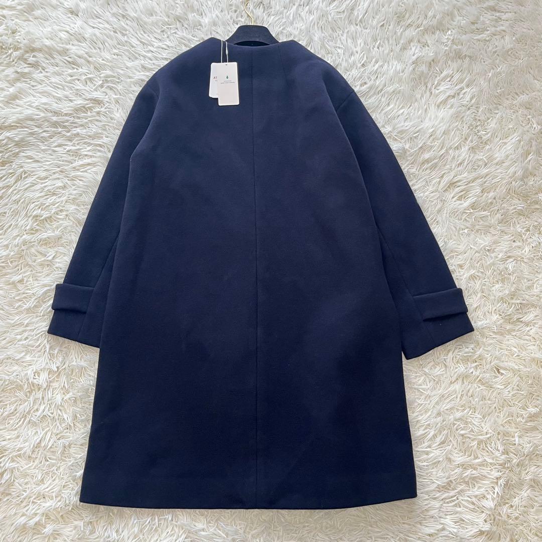 【タグ付き✨️】グリーンレーベルリラクシング ソフトメルトン Aラインコート