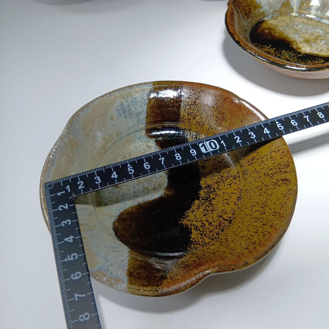 最後値下げ唐津焼　西岡小十作　朝鮮唐津向付5客　 共箱　未使用品　美品