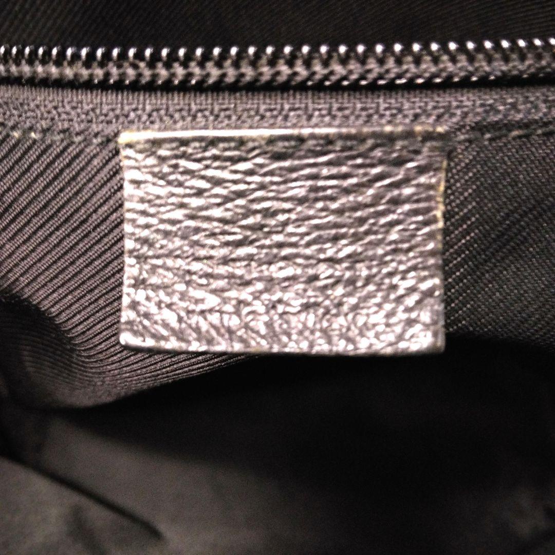 GUCCI グッチ　ショルダーバッグ　GGキャンバス　レザー　204991