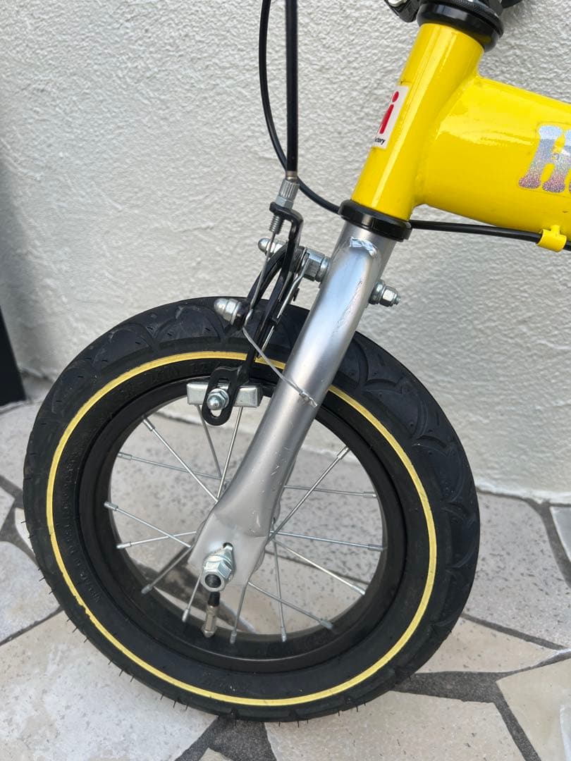 へんしんバイク 12インチ イエロー 自転車 軽量スポーツバイク☆