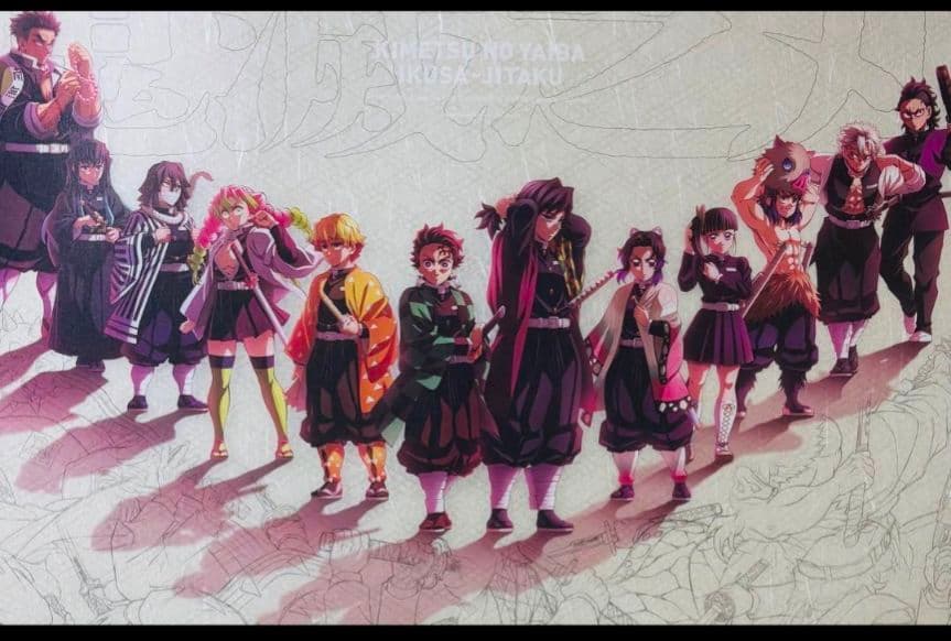 映画 鬼滅の刃 キービジュアル プレミアムポスター 集合 猗窩座 セット　劇場