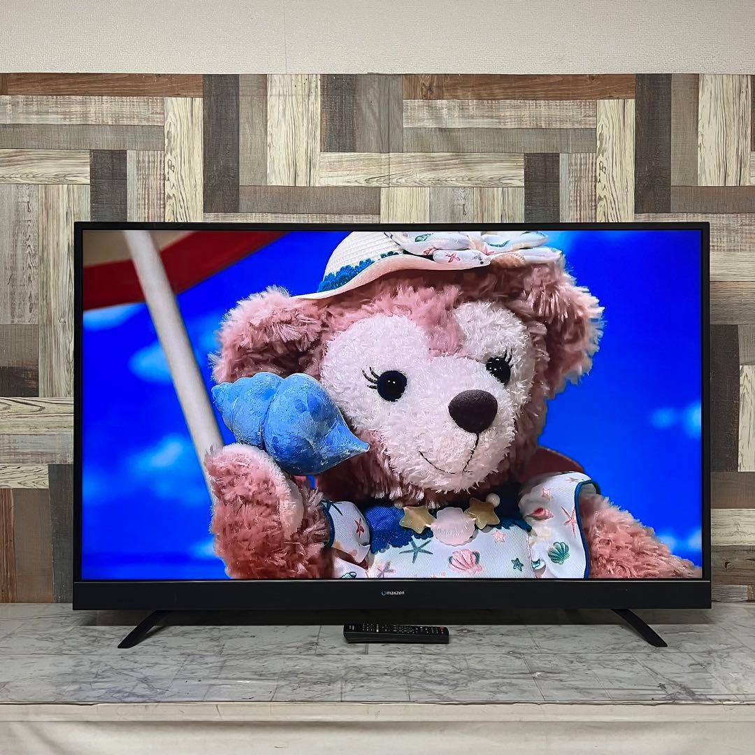 即日受渡❣️全国送料込MAXZEN55型4K液晶テレビゲームモード外付HDD対応