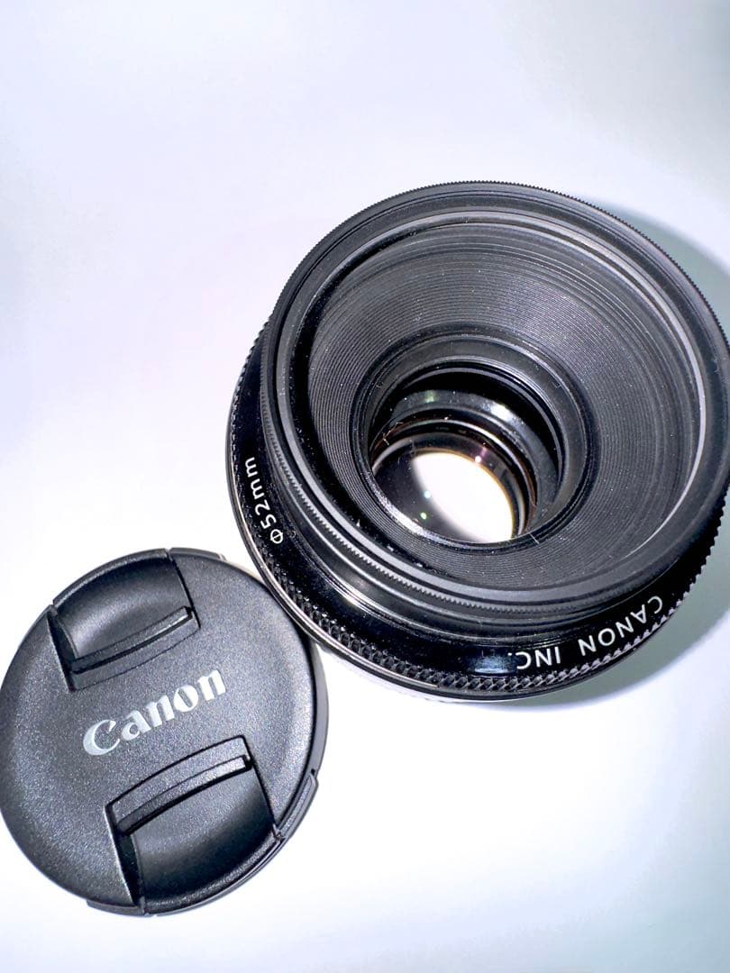 Canon EF 50mm F1.8II 単焦点 美品 動作良好前後キャップ付き