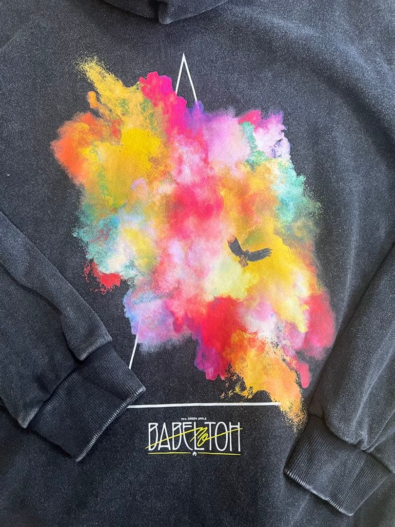 バベル　BABEL フーディー　トレーナー　スウェット　ミセス　バベルの塔　L