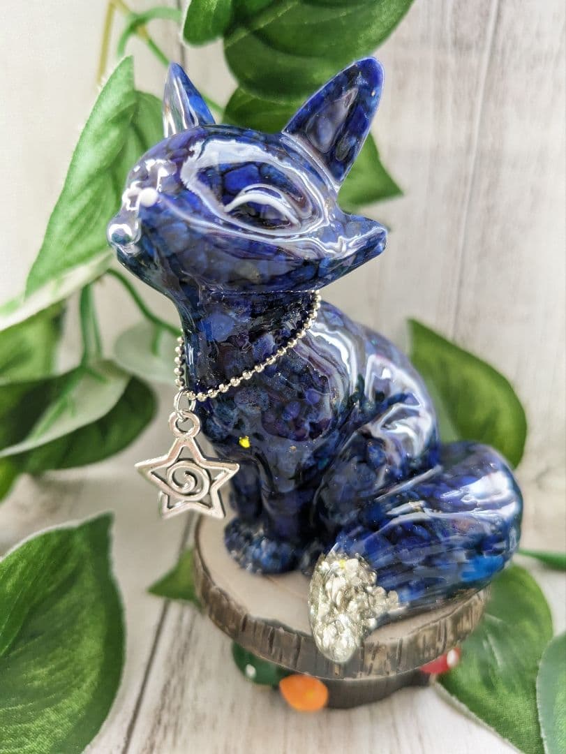 【つる927】アクアマリンのかばちゃん形オルゴナイト☆他６点