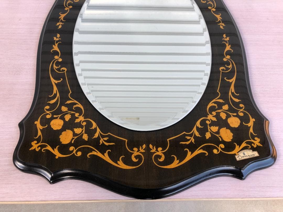 Demain ドマン 壁掛けミラー イタリーコレクション 象嵌細工 鏡