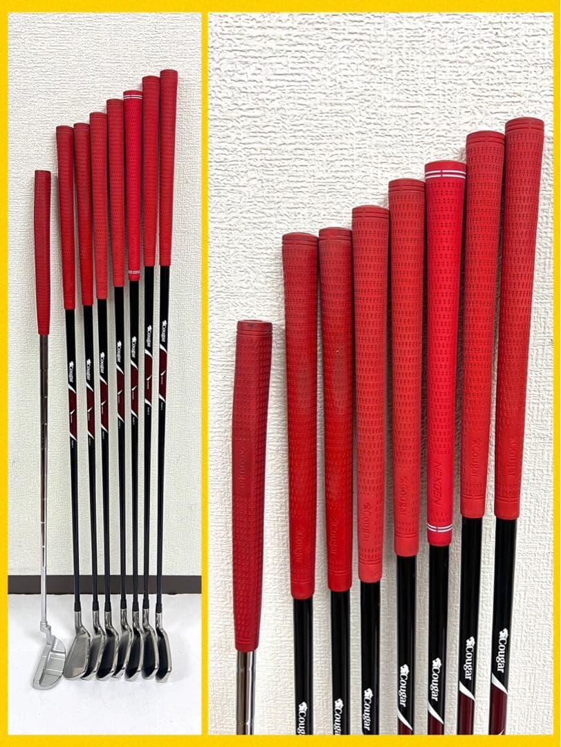 レフティ！早い者勝ち！激安！ゴルフクラブセット⛳️テーラーメイドやクーガーなど