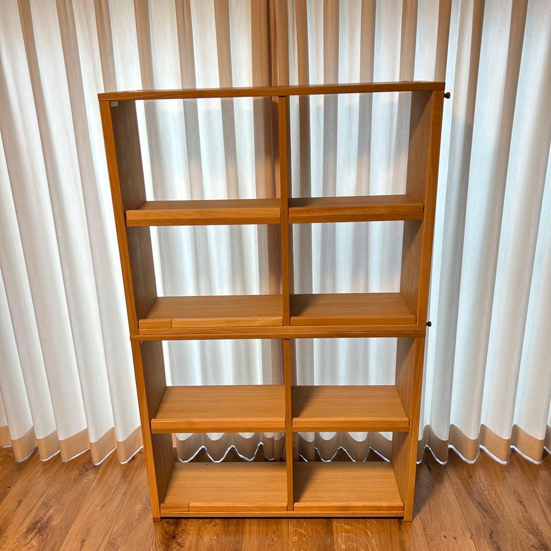 karimoku ユーティリティプラス マルチシェルフ ピュアオーク×2セット