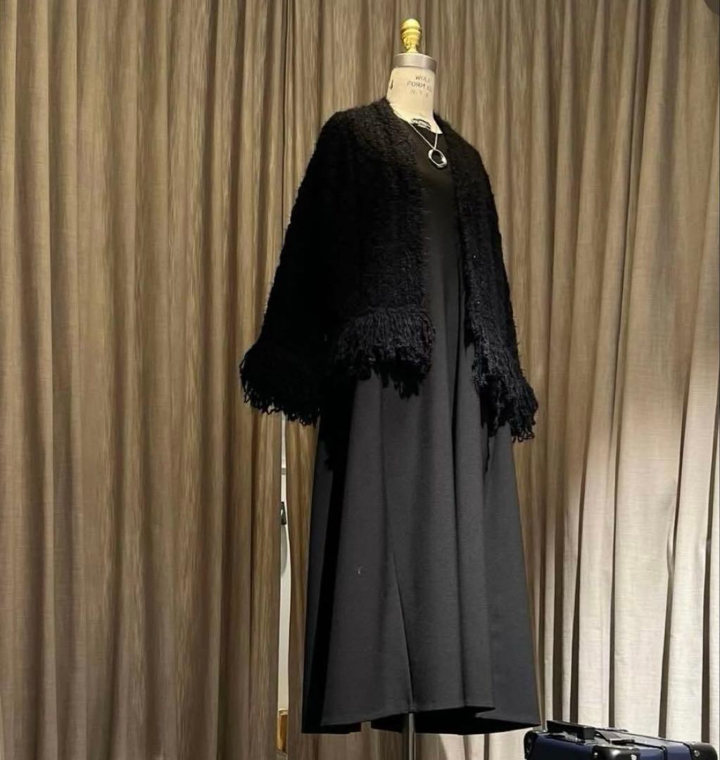 Drawer Fall1 5Gシャギーフリンジカーディガン