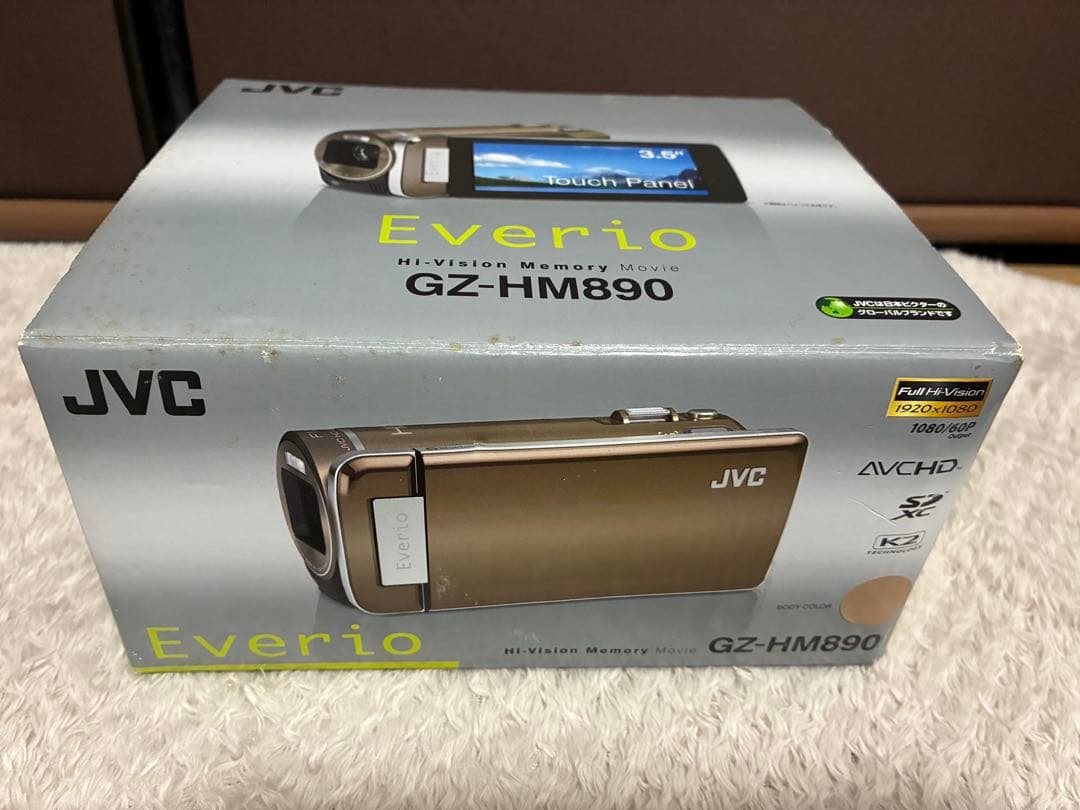 JVC Everio ビデオカメラ F1.2動作確認済