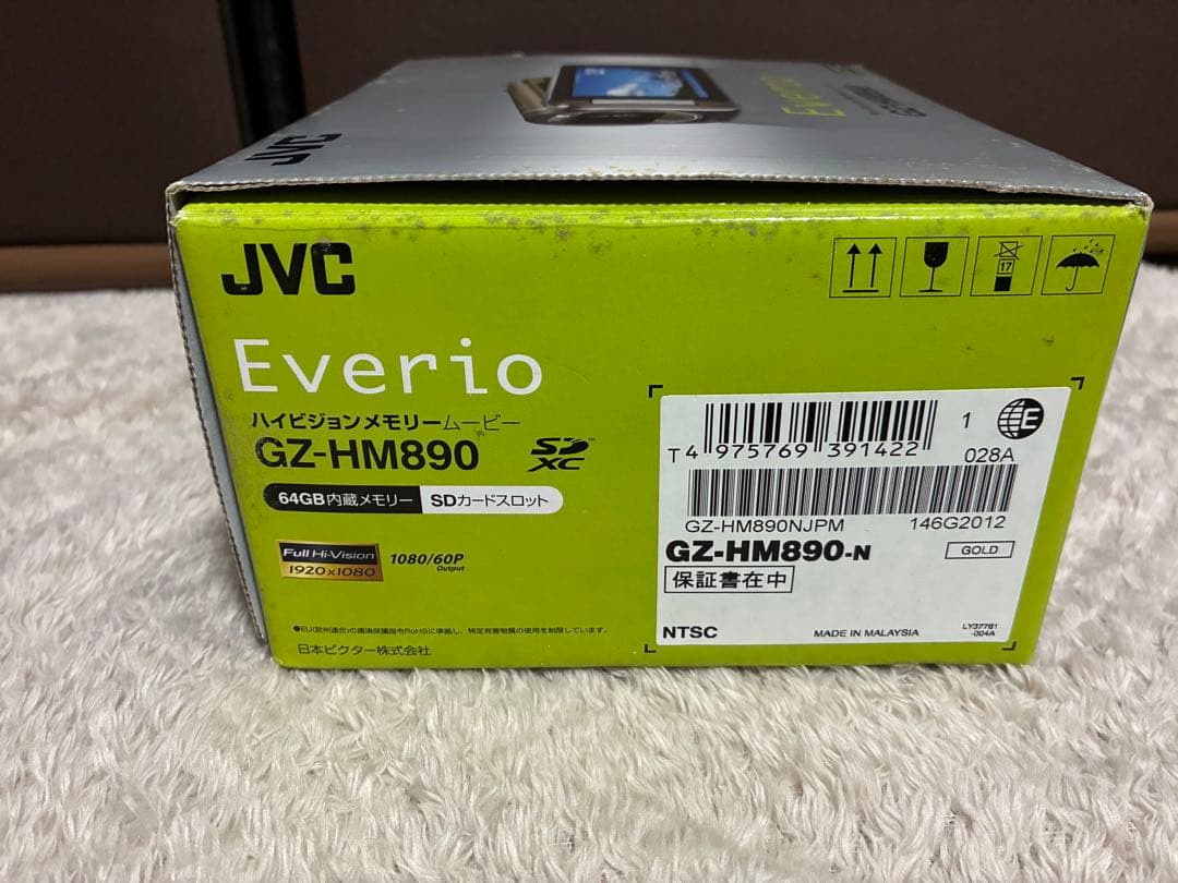JVC Everio ビデオカメラ F1.2動作確認済