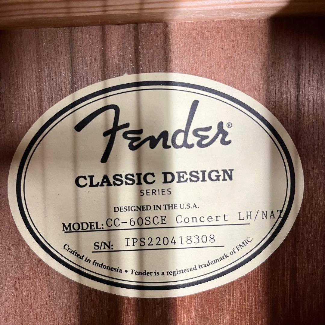 【11090】【左利き用】 Fender CC-60SCE エレアコ