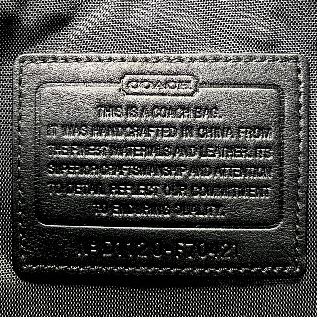 極美品♡coach ブリーフケース　大容量ビジネスバッグ　A4収納　ショルダー有