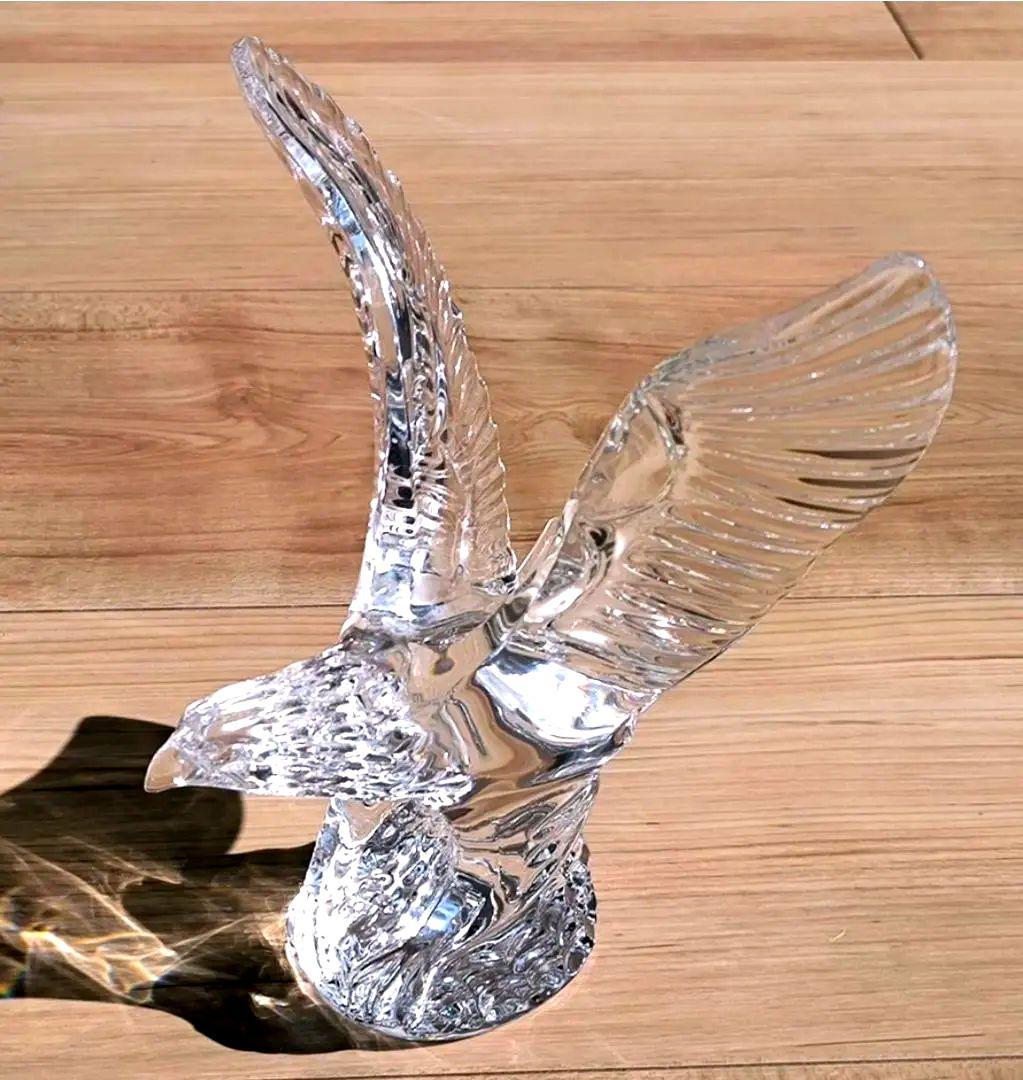 ウォーターフォード クリスタルガラス 鷲 鷹イーグル 置物