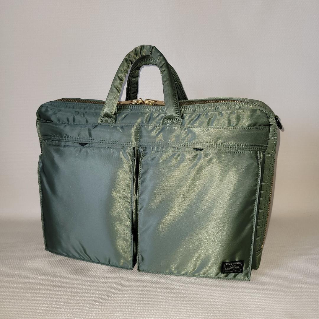 PORTER＿新型2WAY BRIEFCASE＿タンカーブリーフビジネスグリーン