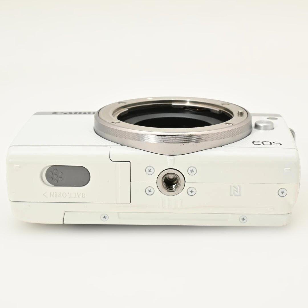 【美品】 Canon EOS M100 WH ボディ ホワイト