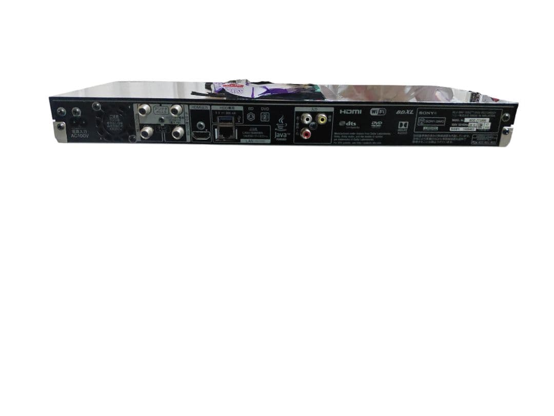 k*u様 SONY BDZ-ZT3500 3TB HDD 3番組同時録画対応