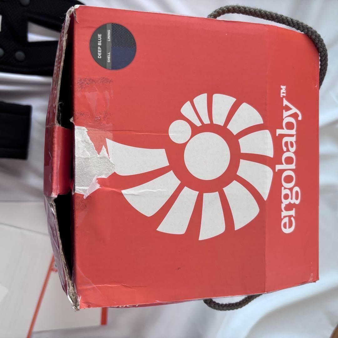 【日本限定】美品✨抱っこ紐　エルゴベビーアダプト　クールエア　紺