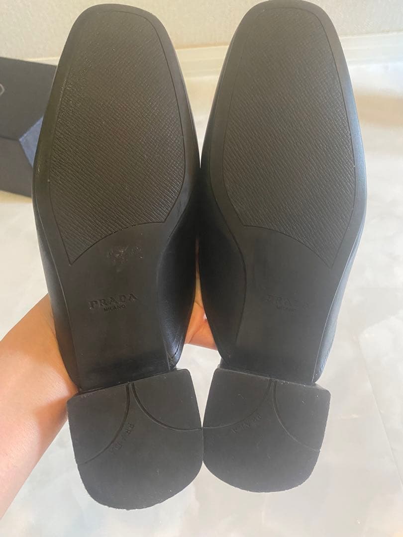 PRADA ブラック ミュール 低ヒール