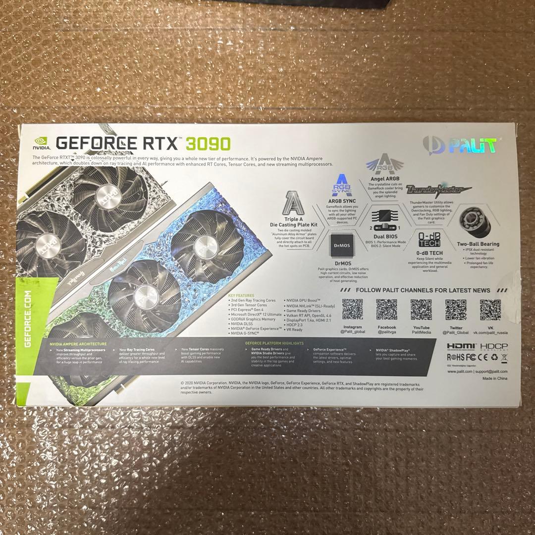 グラフィックボード・グラボ・ビデオカード Palit GeForce RTX3090 GameRock