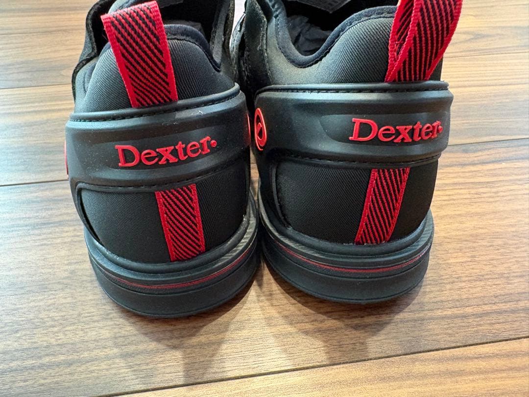 【新品未使用・箱有】Dexter メンズ ボーリングシューズ 黒 赤 27.5