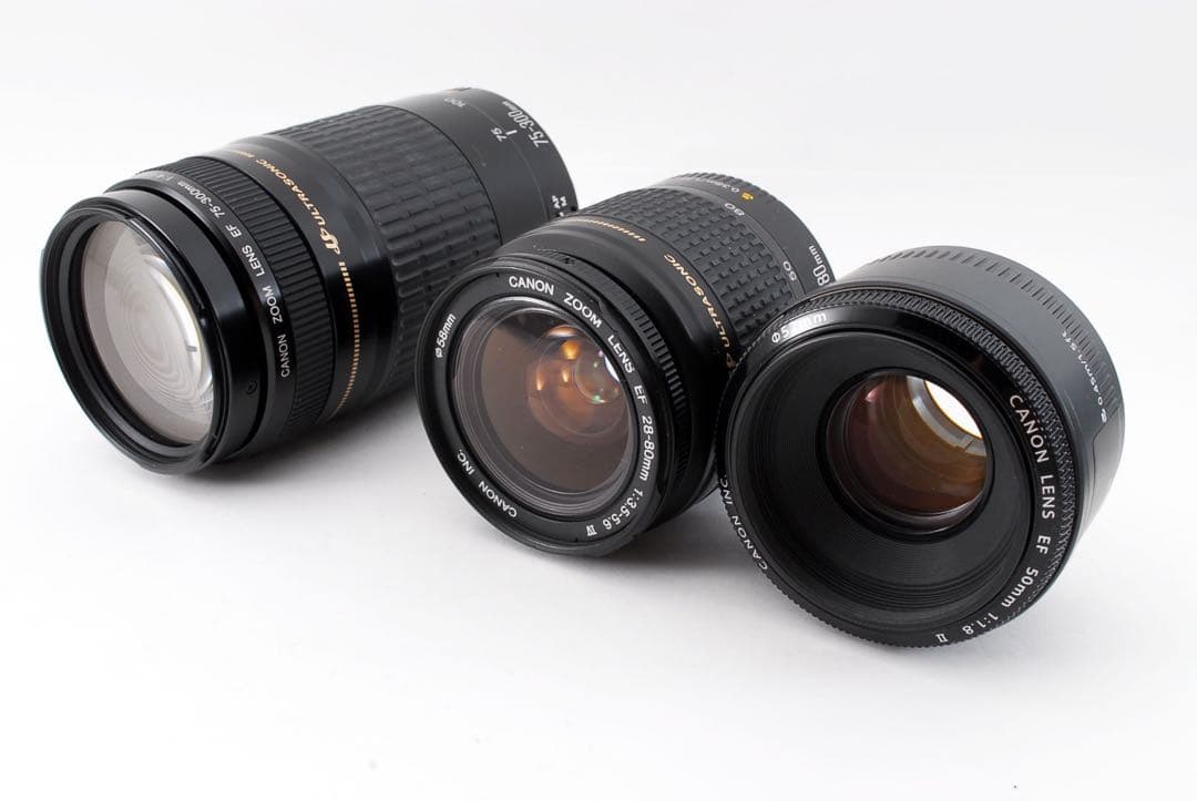 キャノン☆canon kiss x9☆標準＆望遠＆単焦点レンズセット