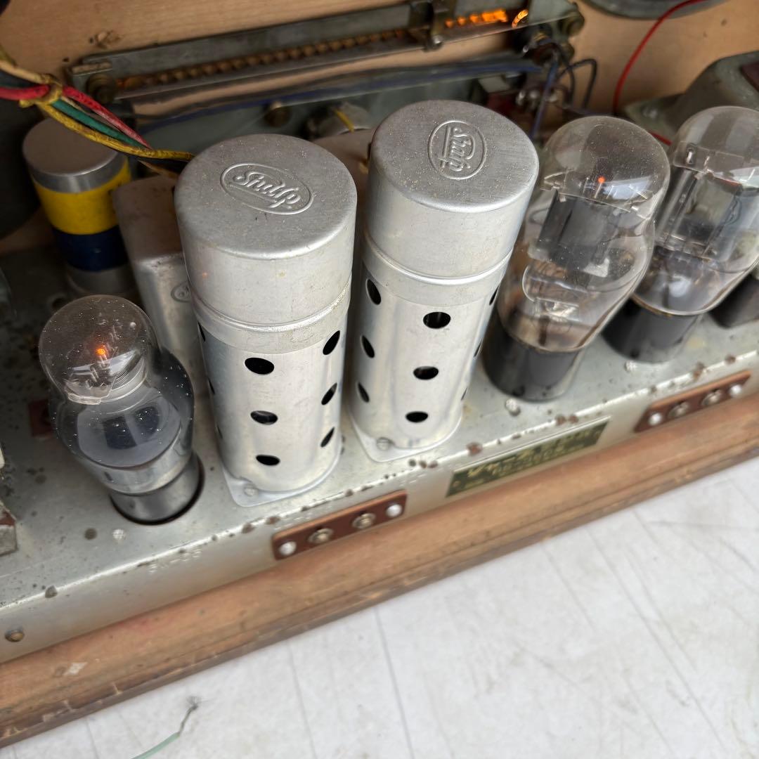 美品■昭和レトロ■早川電機 シャープ RS-350型 真空管ラジオ