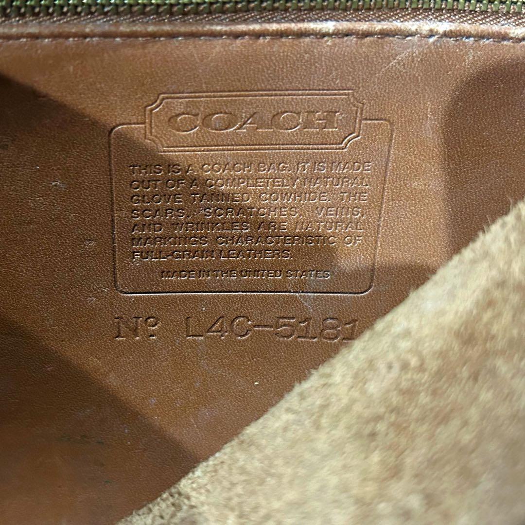 美品 コーチ COACH オールドコーチ ターンロック ビジネスバッグ USA製