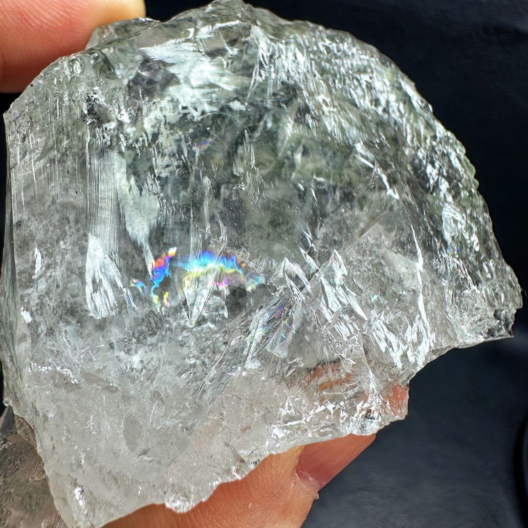 ヒマラヤ水晶レインボー☆フリーフォームアイリスクォーツ クリスタル原石A1479