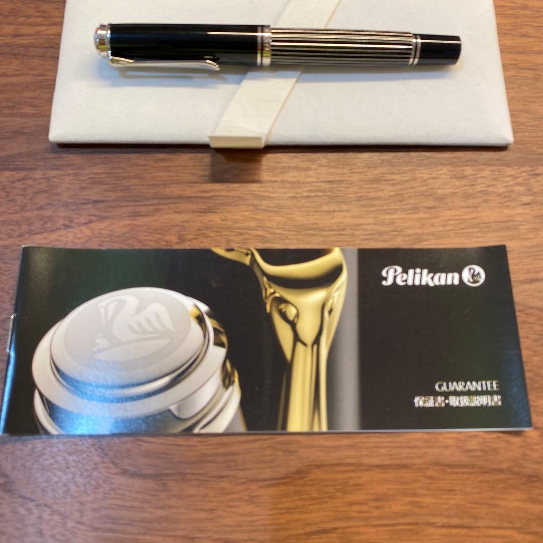 Pelikan 万年筆 M815メタルストライプ