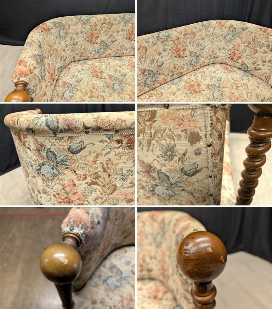 イタリア　モレラート・アルド　ラブソファ　二人掛け　2P　長椅子　アンティーク