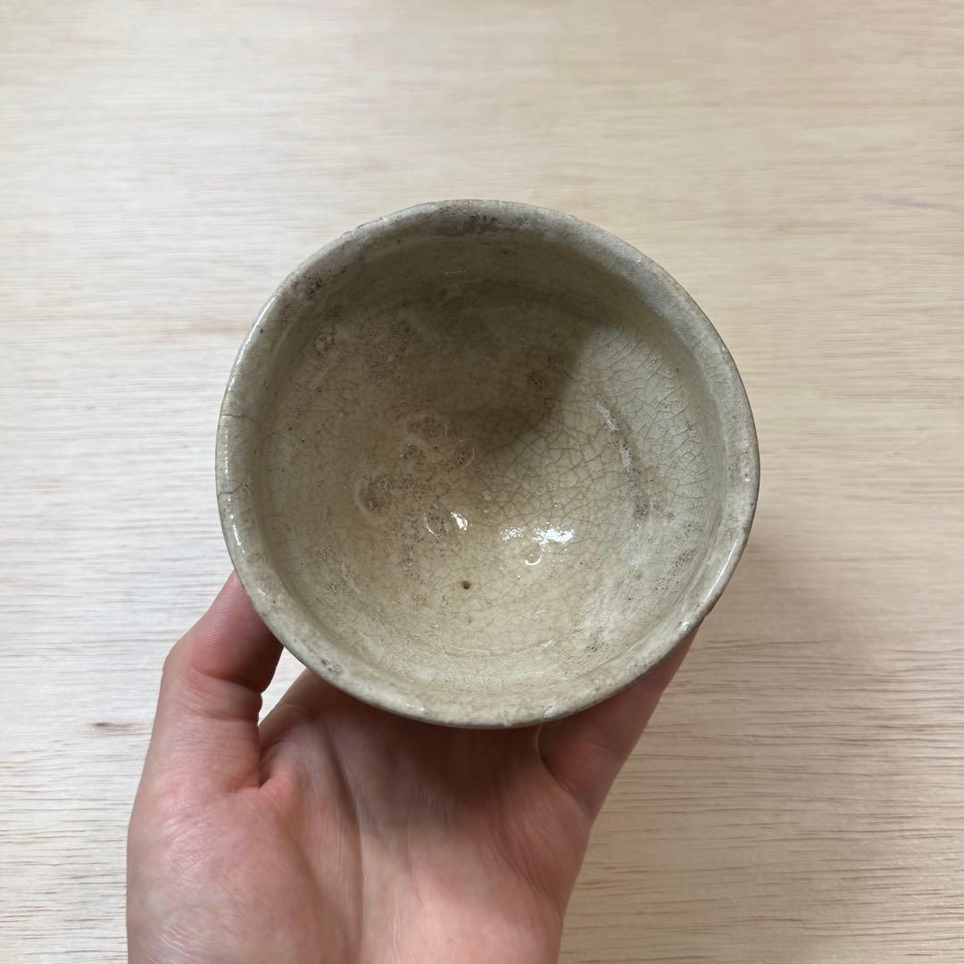 美濃 白天目 茶碗 桃山時代 古美濃 古瀬戸 天目茶碗 伝世品 古美術 骨董