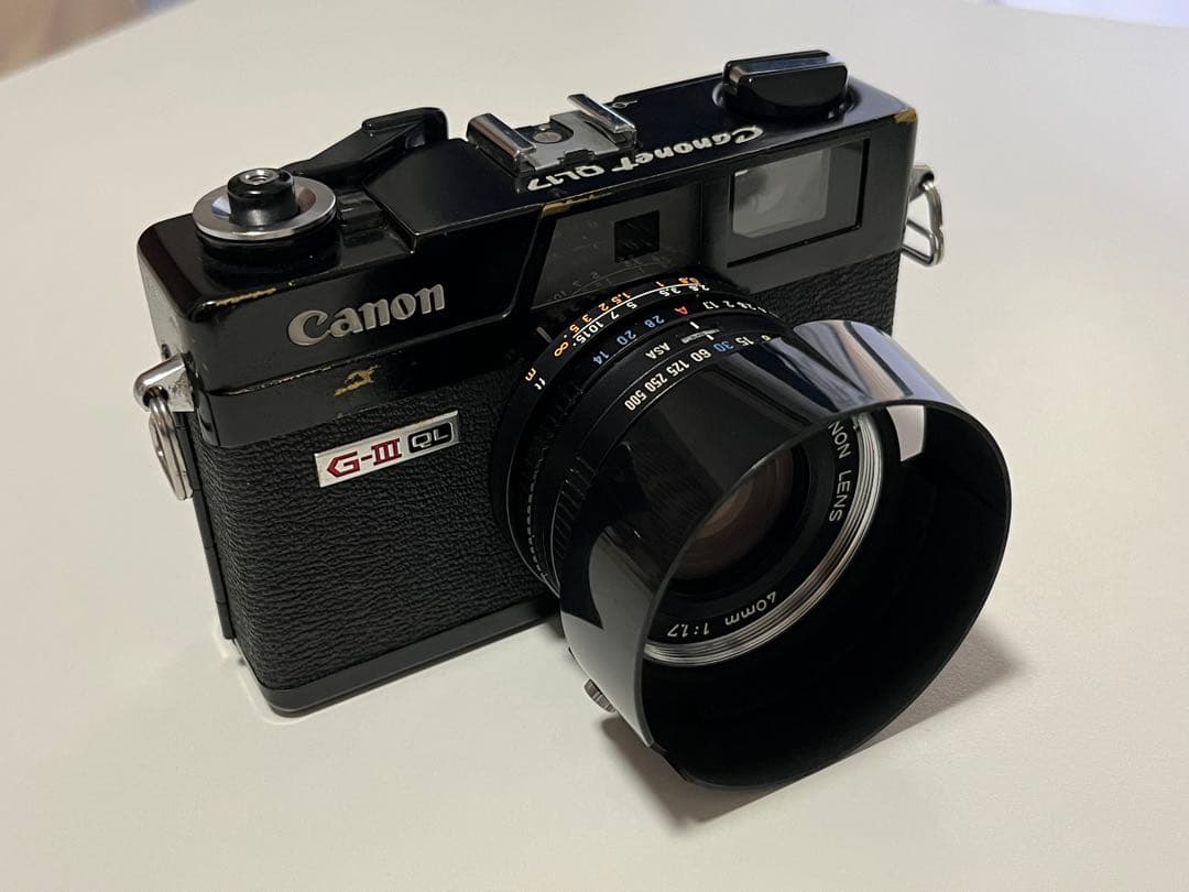 【完動品】Canon Canonet QL17 G-III ブラック 作例あり