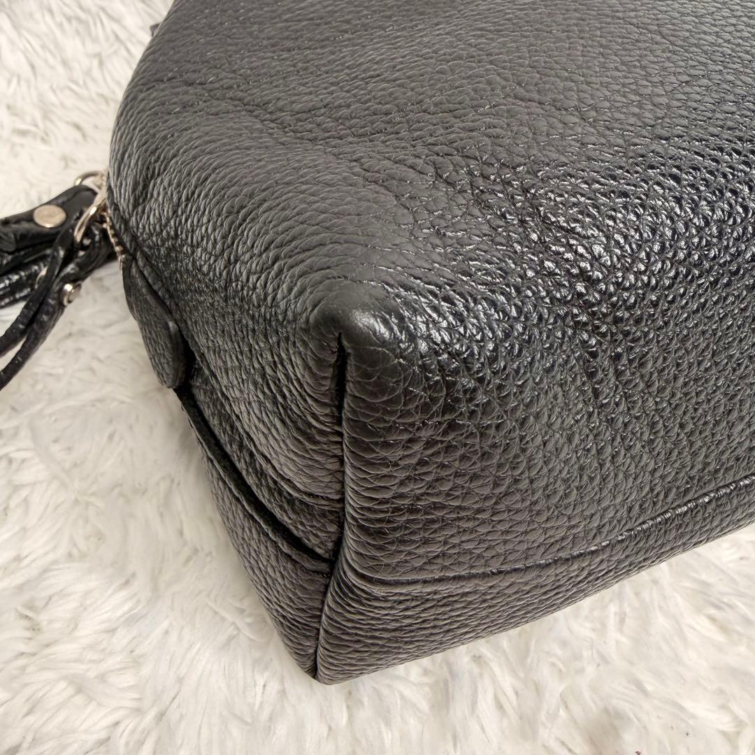 極美品✨ GIANNI CHIARINI アリファS ブラックショルダーバッグ