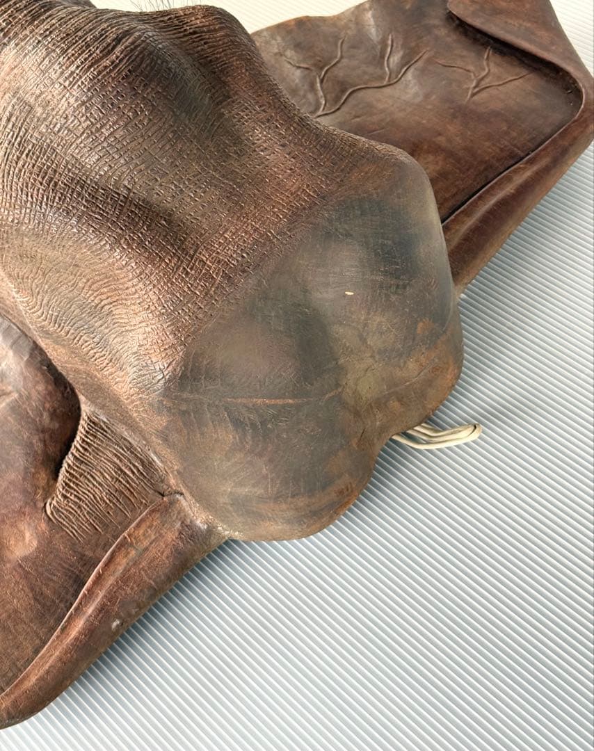 ハムタン サイズ大♪ リアル 彫刻 アンティーク 木製 ゾウ 象