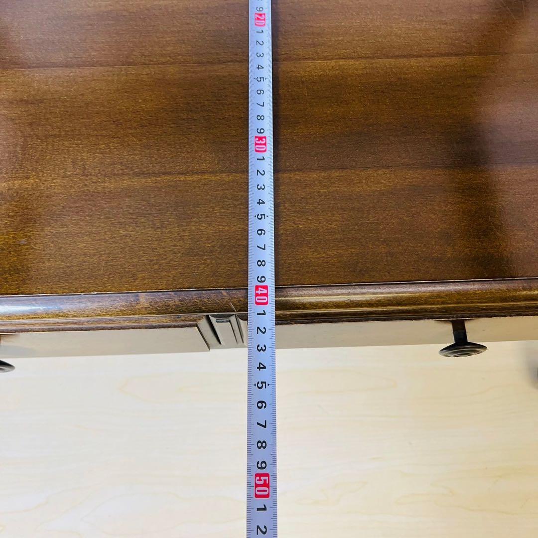 【希少】najico ナジコ ワゴン ガラス天板 引き出し キャスター