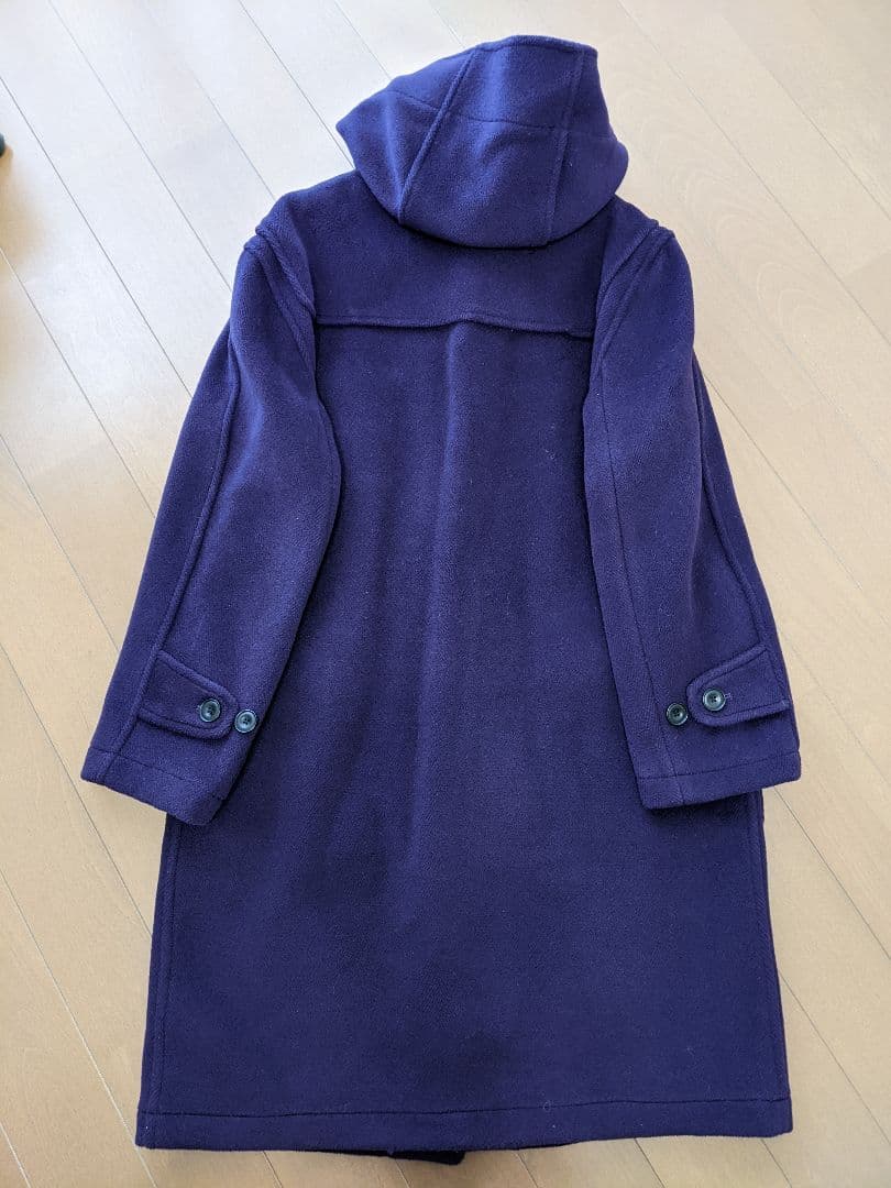 モンゴメリー ダッフルコート パープル紫 ウール１００ イギリス製 ビームス