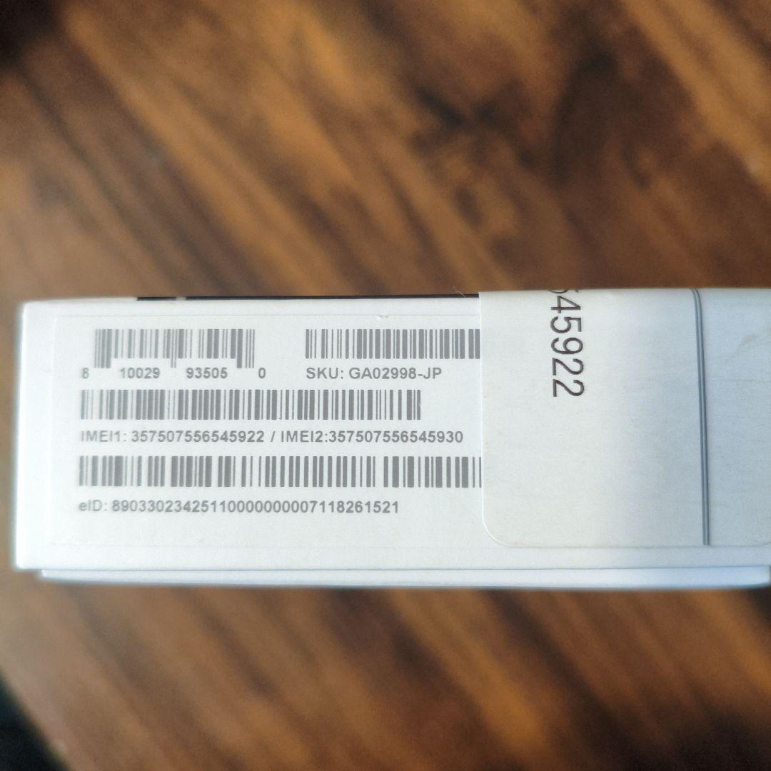 【新品・未使用】Google Pixel6a チャコール ブラック 128GB